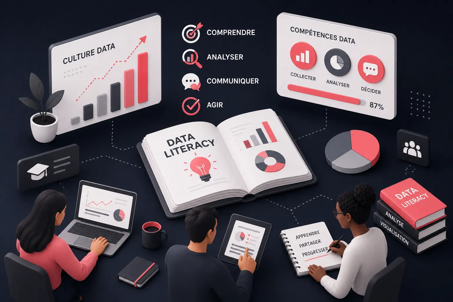 Data literacy : former ses équipes à la culture data